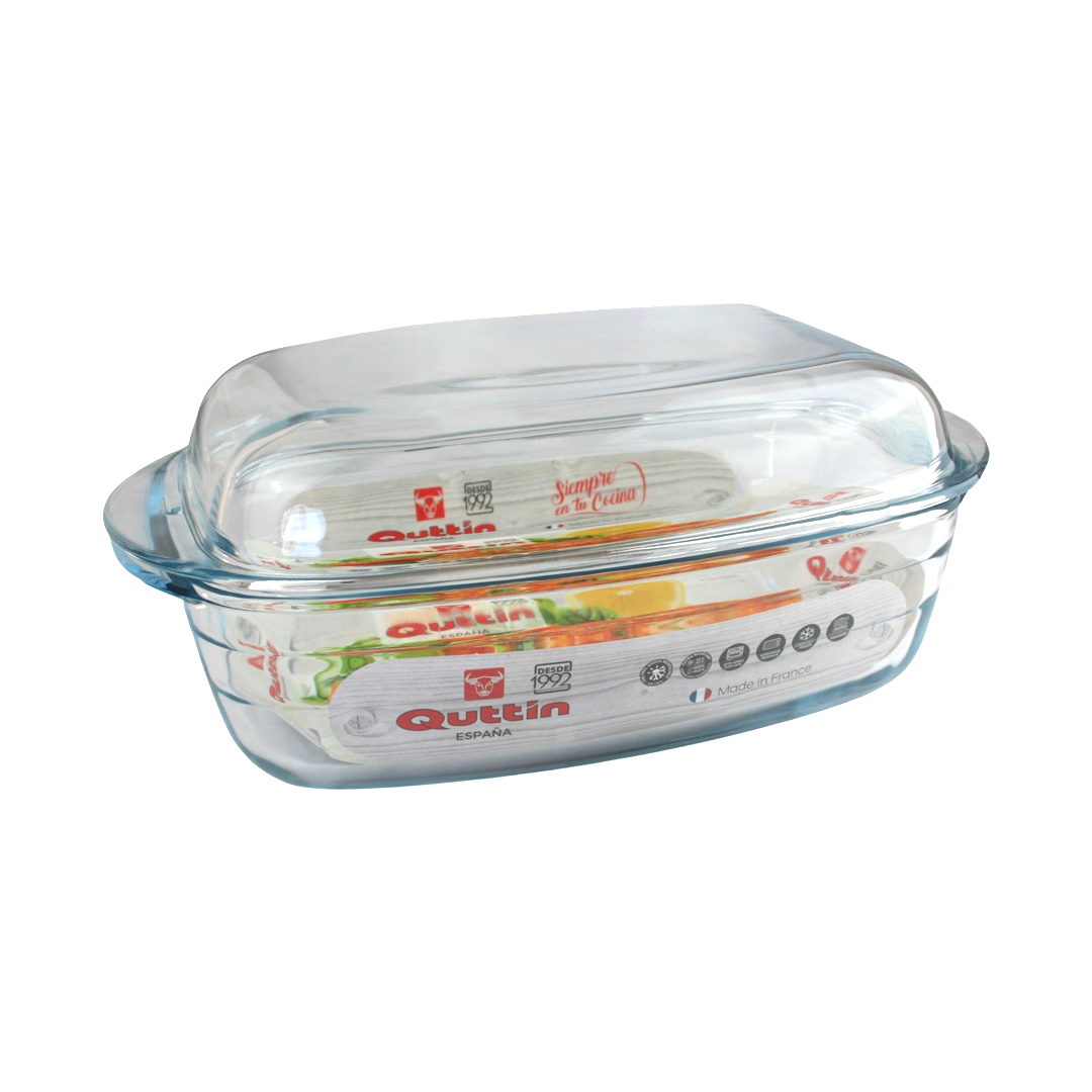Auflaufform mit Deckel - 2 in 1 - 3000 ml & 1500 ml