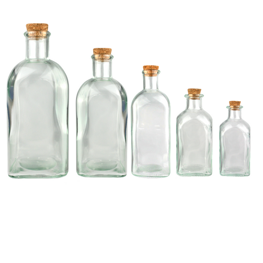 Glas Flasche mit Korken